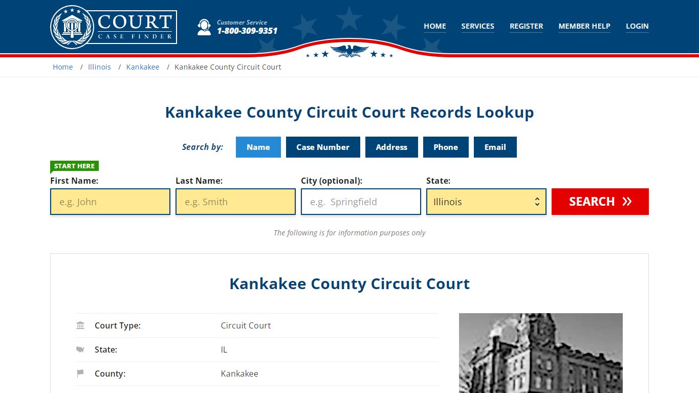 Kankakee County Circuit Court Records Lookup - CourtCaseFinder.com